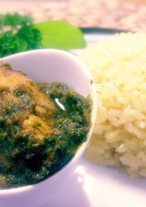 ほうれん草とトマトのココナッツカレー-レシピのメイン写真