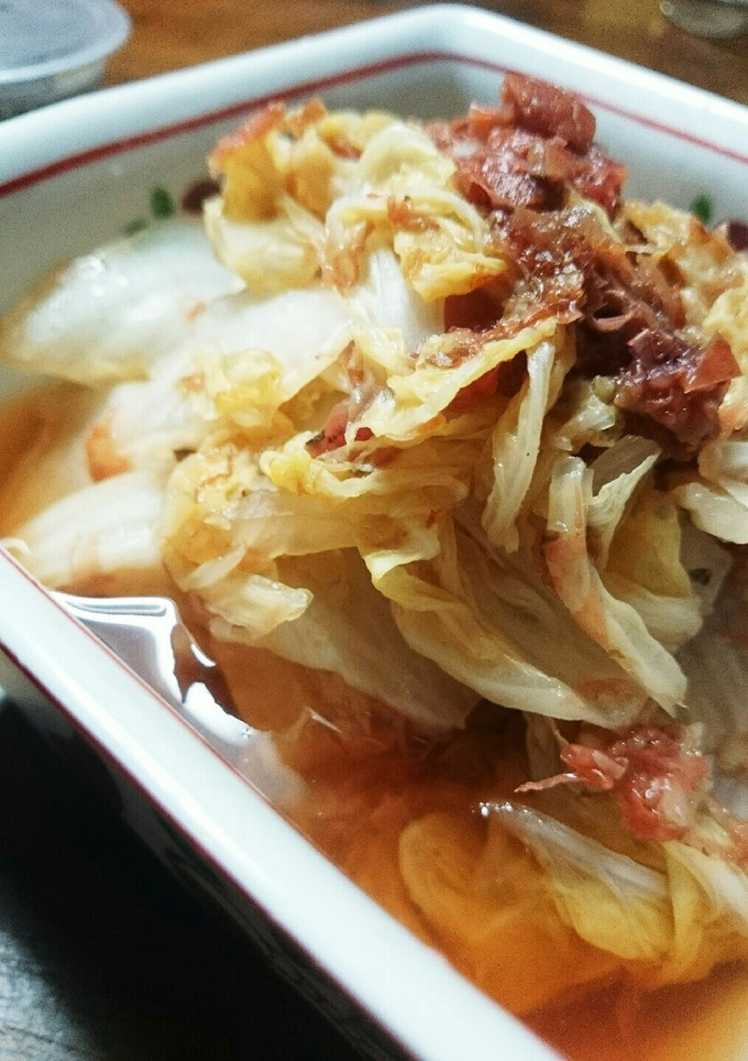 簡単煮浸し♪白菜のさっぱり梅鰹-レシピのメイン写真