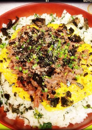 ☆ガッツリ豚の甘辛のっけ飯☆-レシピのメイン写真