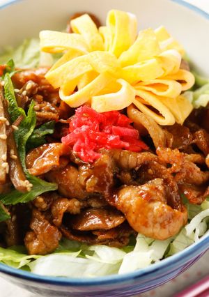 菊づくしのきくち丼-レシピのメイン写真