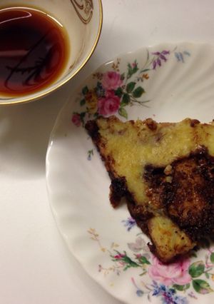 カロリー低めの甘々バナナチョコオムレツ-レシピのメイン写真