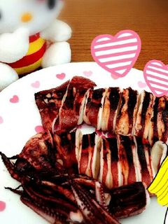 ♡おつまみに♪簡単イカ焼き♡-レシピのメイン写真