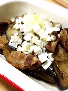 豚バラと茄子のこってりさっぱり煮♪-レシピのメイン写真