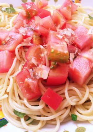 ☆簡単☆トマトたっぷり冷製パスタ-レシピのメイン写真