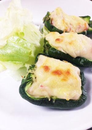 グラタン!器はピーマン!-レシピのメイン写真