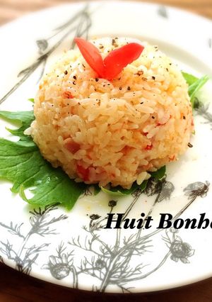 トマトの炊き込みご飯 ベーコン編-レシピのメイン写真