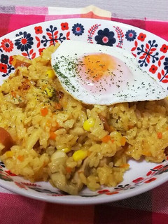 ランチにも☆フライパンでカレーピラフ☆-レシピのメイン写真