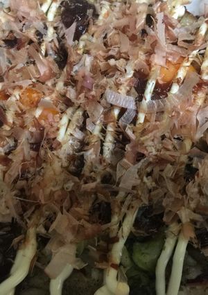 ふわーっとパリッ。ご飯でお好み焼き-レシピのメイン写真