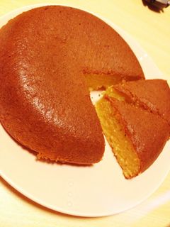炊飯器とHMで簡単チーズケーキ!-レシピのメイン写真