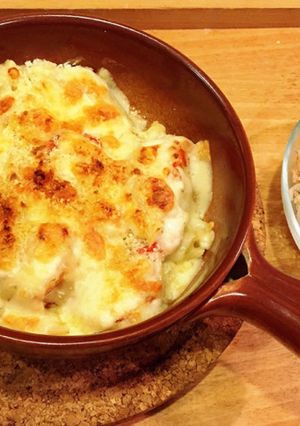 間違いなし☆海老のペンネグラタン☆-レシピのメイン写真