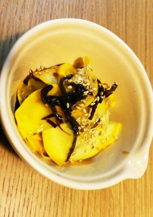 手軽♪ズッキーニの塩昆布あえ-レシピのメイン写真