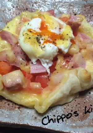 カフェ風！？パイでエッグベネディクト-レシピのメイン写真