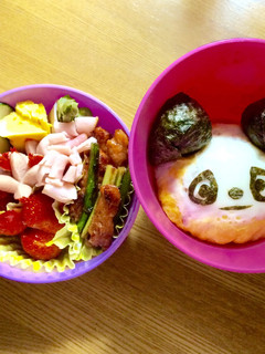 簡単キャラ弁☆オムパンダ☆-レシピのメイン写真