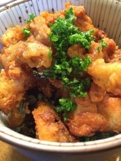 鶏唐揚げ甘酢さっぱり丼ぶり-レシピのメイン写真