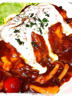 カフェ風♡オムライス-レシピのメイン写真