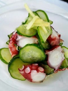 たこときゅうりの酢の物♡-レシピのメイン写真