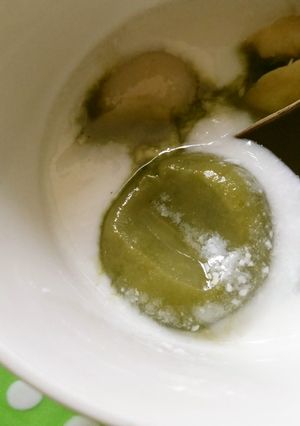 ふわふわ・もちもち♪豆腐で翡翠白玉だんご-レシピのメイン写真