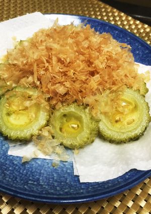 ゴーヤの丸揚げ-レシピのメイン写真