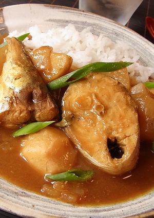 骨まで食べるサバカレー-レシピのメイン写真