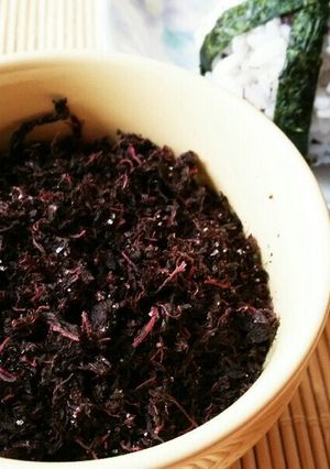 梅干しの揉みしそで手作りゆかり-レシピのメイン写真