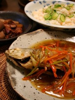 いさきの唐揚げ 野菜あんかけ-レシピのメイン写真