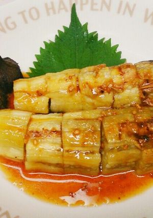 魚焼きグリルで簡単！！冷た～い焼きナス♪-レシピのメイン写真