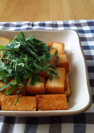 とっても簡単☆厚揚げの生姜醤油炒め♪-レシピのメイン写真