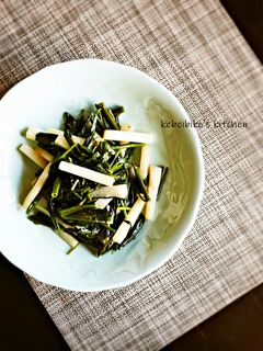 空心菜と長芋炒め-レシピのメイン写真