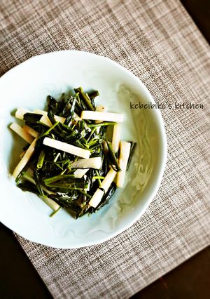 空心菜と長芋炒め-レシピのメイン写真