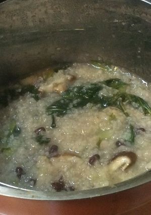 お赤飯リメイクの中華粥-レシピのメイン写真