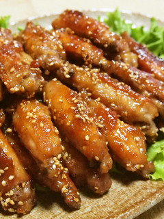 手羽中の甘辛焼き-レシピのメイン写真