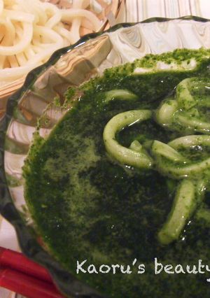 栄養満点★ポパイつけうどん-レシピのメイン写真