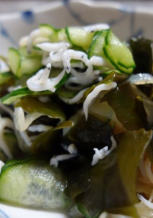 すし酢で☆きゅうりとワカメ酢の物-レシピのメイン写真