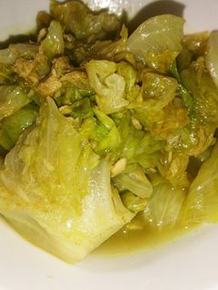 大量消費!レタスとシーチキンのカレー炒め-レシピのメイン写真