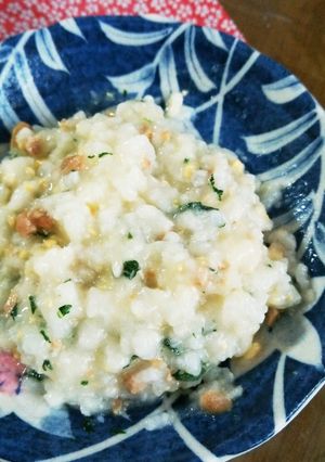 離乳食10ヶ月 納豆粥-レシピのメイン写真