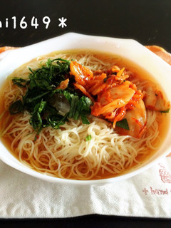 キムチそうめん-レシピのメイン写真