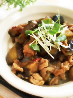 なす豚丼-レシピのメイン写真