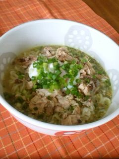 鯖缶でササッと冷やしぶっかけ麺!-レシピのメイン写真