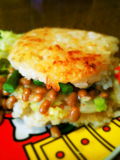 納豆ライスバーガー-レシピのメイン写真