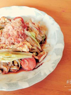 お好み焼き風 キャベツ炒め-レシピのメイン写真