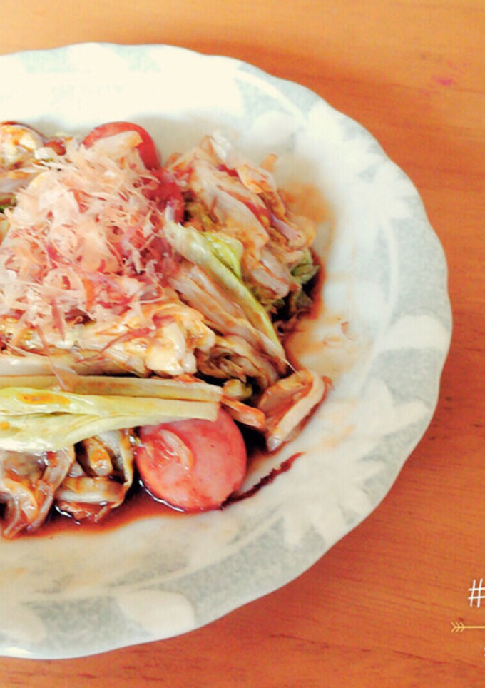 お好み焼き風 キャベツ炒め-レシピのメイン写真