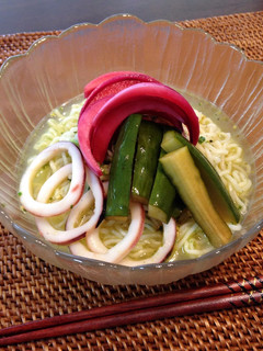海鮮ピクルス♡冷やしぶっかけ塩ラーメン-レシピのメイン写真