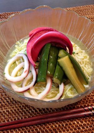 海鮮ピクルス♡冷やしぶっかけ塩ラーメン-レシピのメイン写真