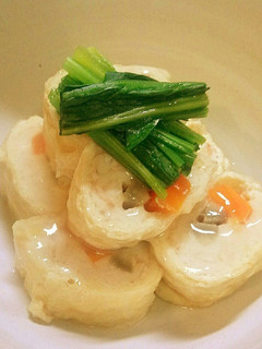 =お揚げさんのくるくる巻き煮☆=-レシピのメイン写真