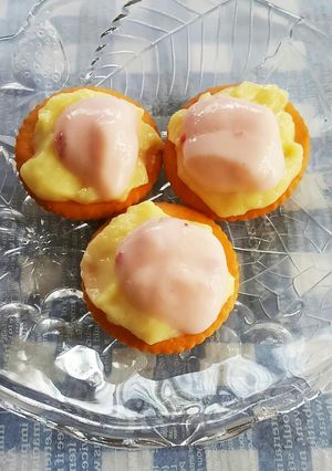 リッツにカスタードヨーグルト☆-レシピのメイン写真