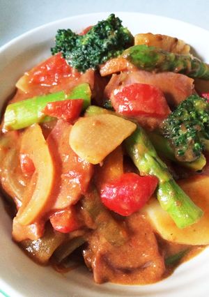 THE栄養★パプリカ入り豆乳トマトカレー-レシピのメイン写真