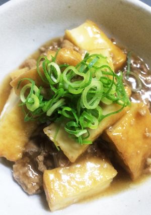 厚揚げのそぼろあんかけ生姜風味-レシピのメイン写真