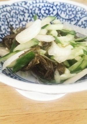 *がごめと胡瓜のらっきょ和え*-レシピのメイン写真