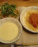 おからＤＥミートソースパスタ
