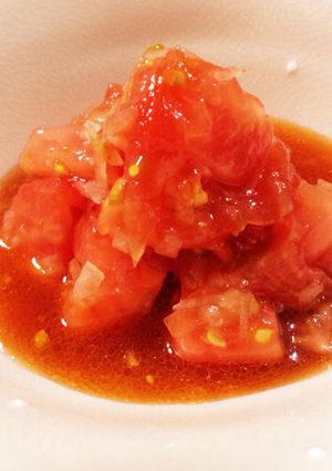 簡単★つゆだくトマトの極うまサラダ♪-レシピのメイン写真